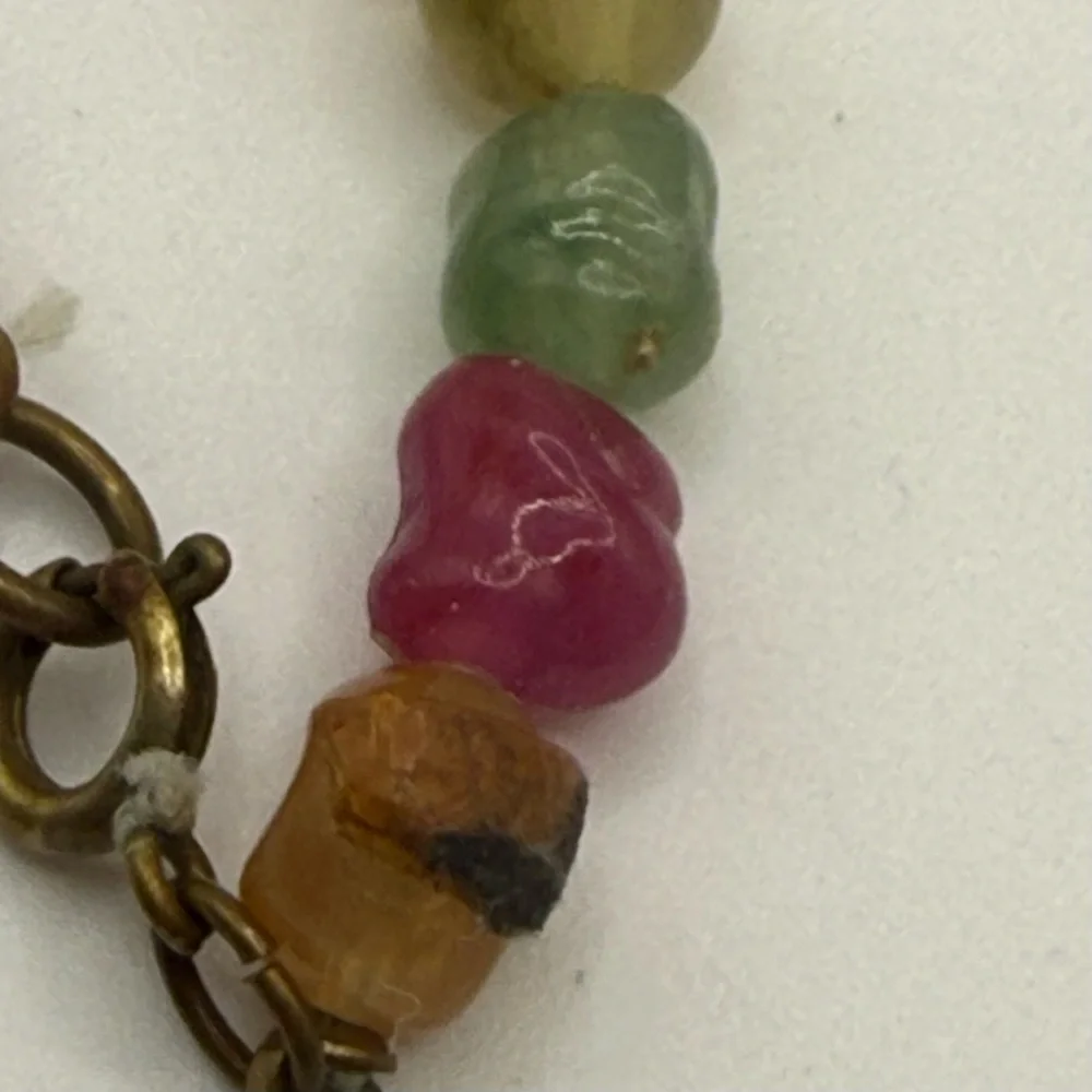 Vintage early‎ 1900s beaded pendant Necklace 18